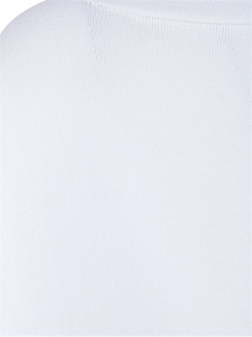 T-shirt donna Liviana Conti over in crepe bianca LIVIANA CONTI | L6SA12A01-0